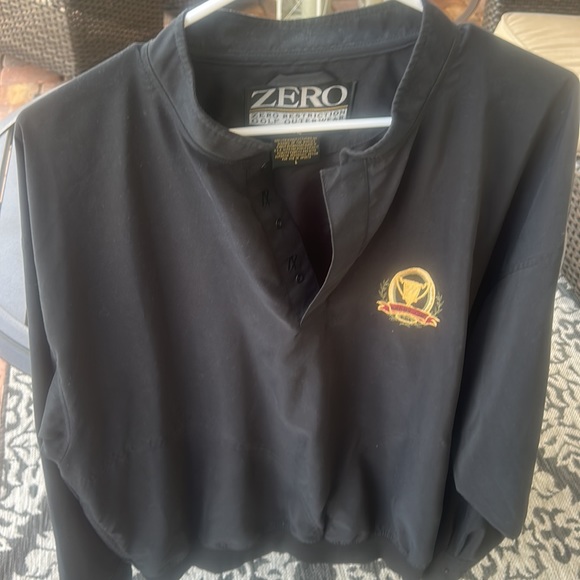 Zero Restriction Windbreaker Performance Pullover Golf Outerwear sz L - Picture 13 of 15